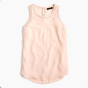J. Crew Blush Pink Sleeveless Shell Top